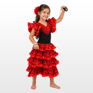 senorita spanish girl flamenco costume