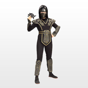 Golden Dragon Ninja Warrior costume