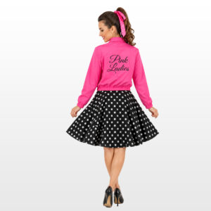 pink ladies grease 1950s costume