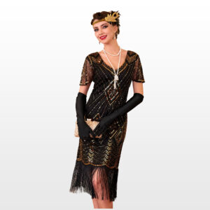 1920s flapper great gatsby dress costume