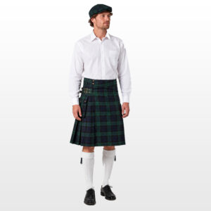 Scottish Outfit - Kilt & Hat costume